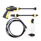WILKS-USA RX490 Electric Pressure Washer 110 Bar Portable Jet Washer for Patio Car Driveway & Garden with Detergent Bottle Yellow