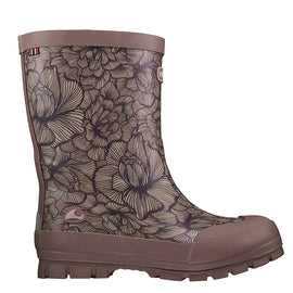 Viking Footwear Kids Jolly Thermo Print Rubber Boots - Dark Pink
