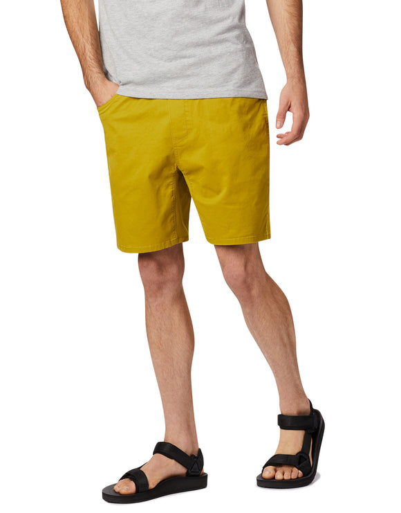 Mountain Hardwear Mens Cederberg Pull On Short - Dark Citron