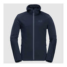 Jack Wolfskin Mens Go Hike Softshell Windproof Hiking Jacket - Night Blue