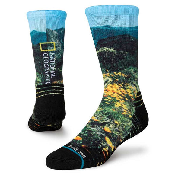 Stance Unisex Poppy Trails Crew Sock - Black