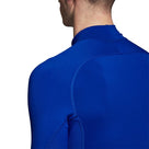Adidas Mens AlphaSkin Climawarm Thermoactive Turtleneck Shirt - Blue