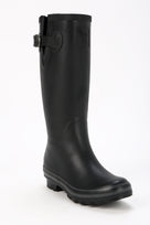 Evercreatures All Black Plain Tall Wellies