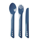 Lifeventure Ellipse Camping Cutlery Set - Navy Blue