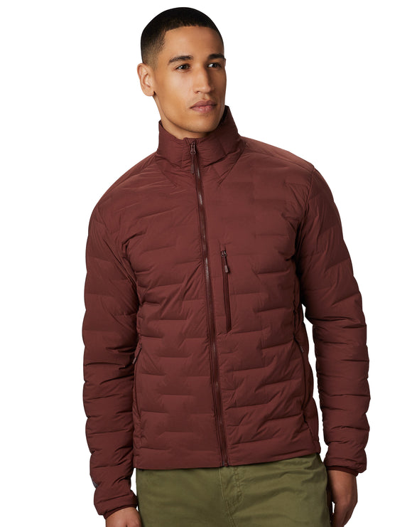 Mountain Hardwear Mens Super DS Stretch Down Jacket - Dark Umber