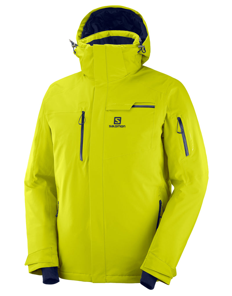 dvs. scaring jord Salomon Mens Brilliant Ski Jacket - Citronelle | Simply Hike UK