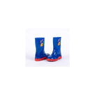 Woodstock Kids Wet Dinosaur Wellington Boots - Navy Blue