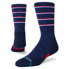 Stance Unisex Independence Crew Sock - Navy Blue