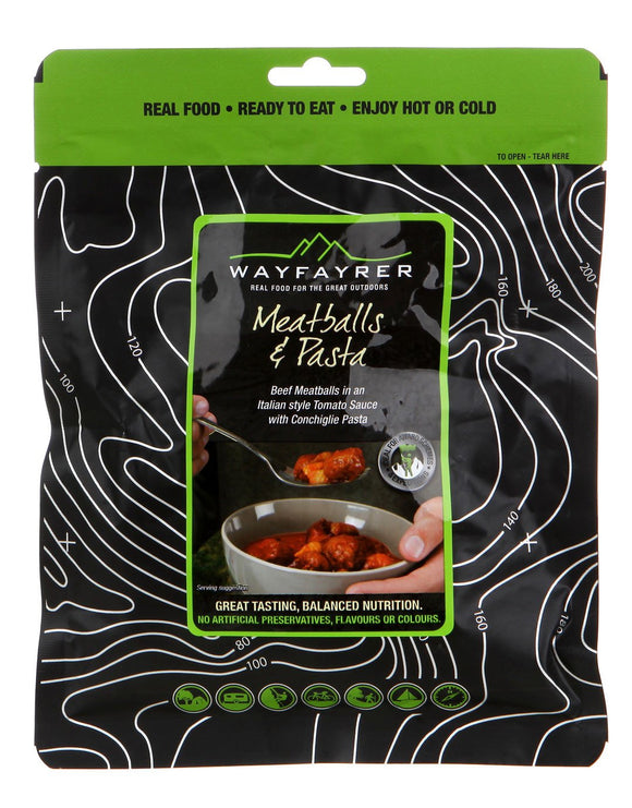 Wayfayrer Meatballs and Pasta Meal Pouch