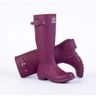 Woodland Womens Plain Dark Violet Tall Wellington Boots