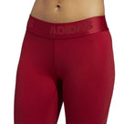 Adidas Womens Alpha Skin Sport Tight Leggings - Red