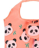 Penny Panda Foldable Shopper - Pink