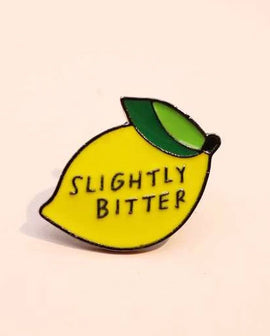 Slightly Bitter Pin Badge