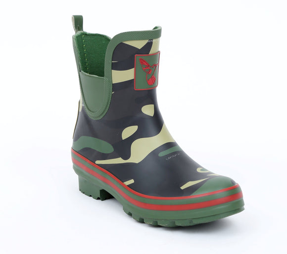 Evercreatures Camouflage Meadow Ankle Wellies