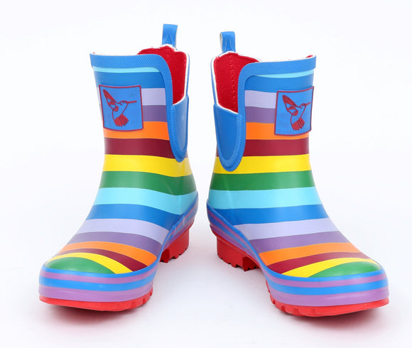 Evercreatures Rainbow Meadow Ankle Wellies | Simply Hike UK