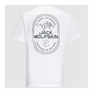 Jack Wolfskin Mens Freedom in Nature Organic T-Shirt - White Rush