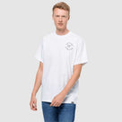 Jack Wolfskin Mens Freedom in Nature Organic T-Shirt - White Rush