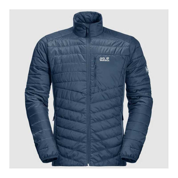 Jack Wolfskin Mens RouteBurn Windproof Insulated Jacket - Thunder Blue