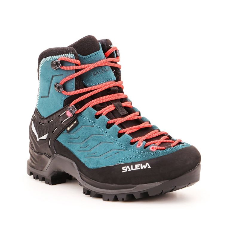Salewa Womens WS Mountain Trainer Mid GTX Trekking Shoes - Blue | Simply Hike UK